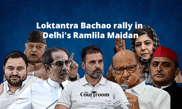 Loktantra Bachao rally in Delhi’s Ramlila Maidan on March 31st