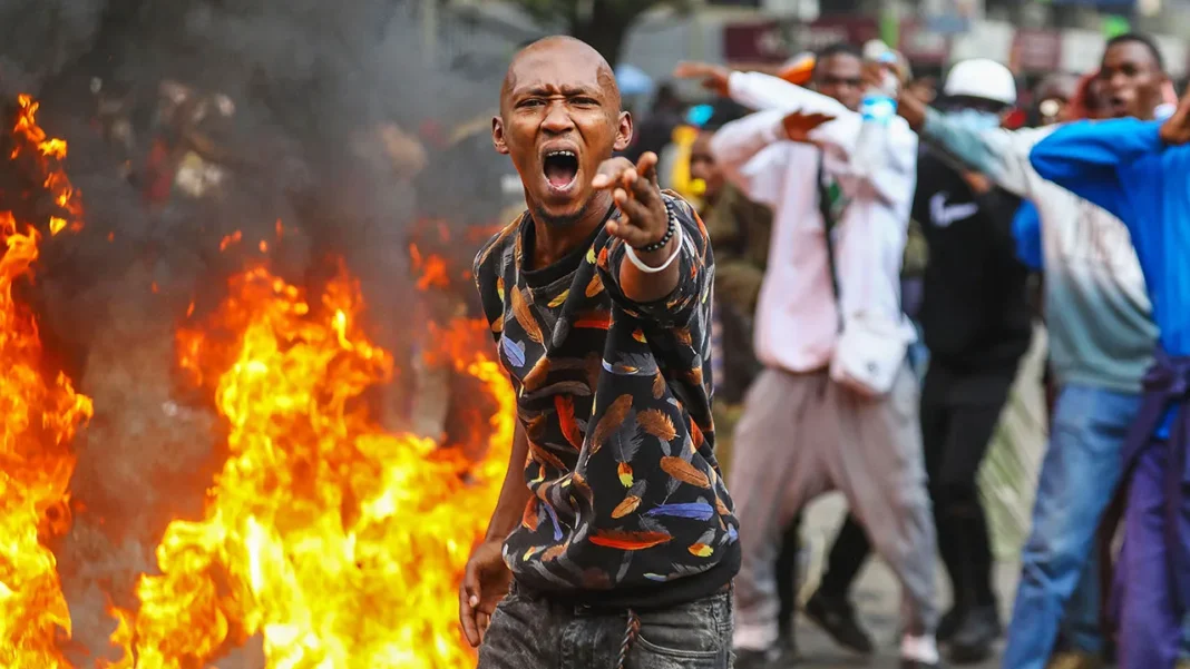 Kenya's Finance Bill 2024: Protestors Clash with Police (Photo by EPA) Kenya's Finance Bill 2024: Protestors Clash with Police (Photo by EPA)