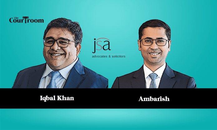 JSA completes onboarding of Equity Partners Iqbal Khan, Ambarish, and their 18 member M&A and PE teams