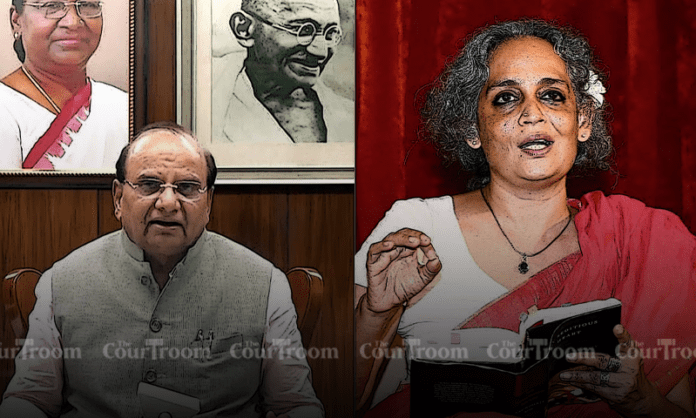 Arundhati Roy's Prosecution under UAPA for Her 'provocative' Speech at a 2010 Event, Approved by Delhi LG