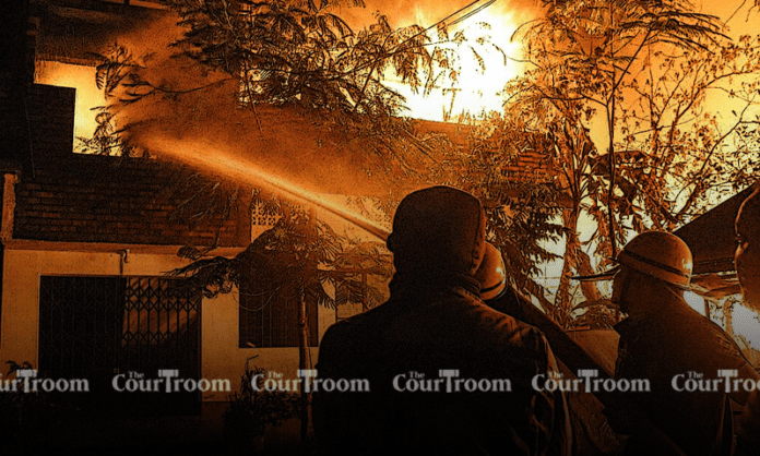 Manipur Unrest: Mob Violence Escalates in Jiribam District,Mob sets fire to 2 empty Meitei homes in Jiribam