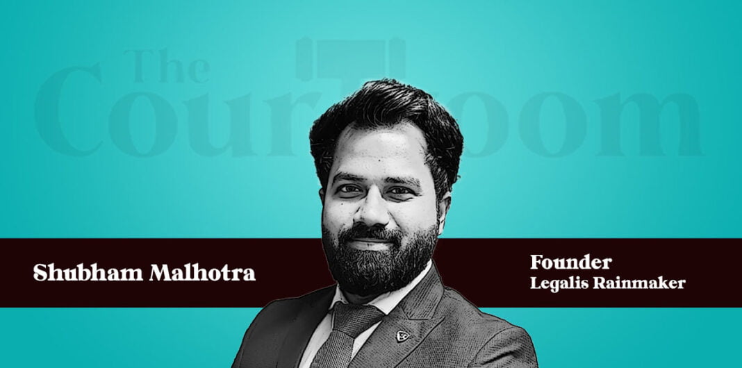 Shubham Malhotra Starts Legalis Rainmaker