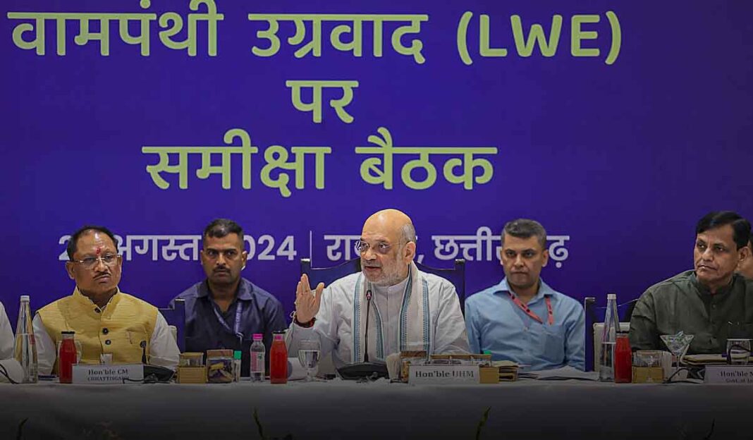 Amit Shah Calls for Intensified Efforts to Eradicate Left Wing Extremism
