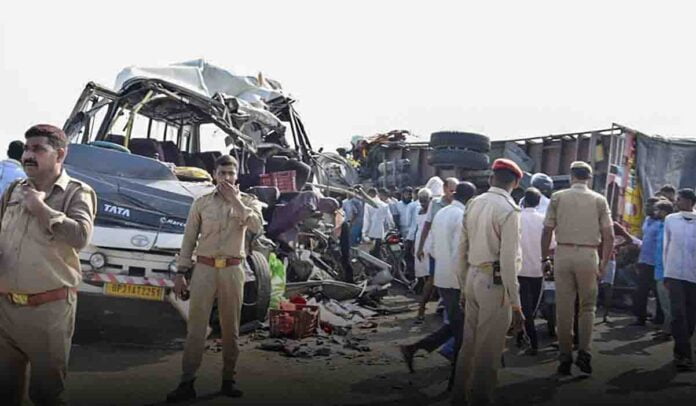 Ten Dead, 27 Injured in Head-On Collision Between Van and Bus in Bulandshahr
