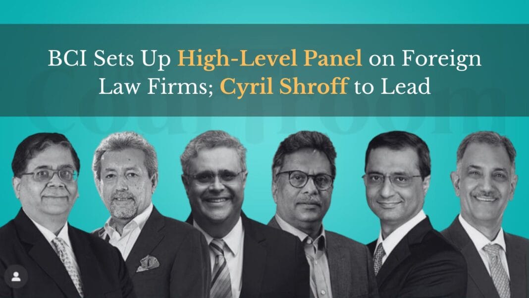 Cyril Shroff to Chair BCI Committee on Foreign Lawyers Entry Rules Cyril Shroff to Chair BCI Committee on Foreign Lawyers Entry Rules
