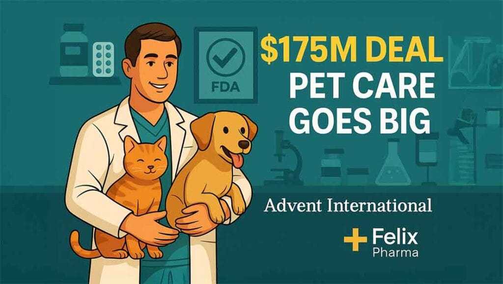 Advent’s $175M Bet Felix Pharma: Pet Care Goes Big