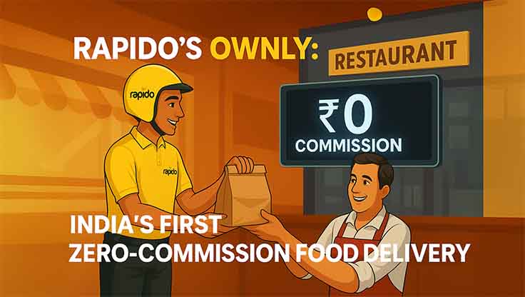 Rapido Food Delivery: 7 Bold Moves Behind Its Zero-Commission 'Ownly' Launch Rapido Food Delivery: 7 Bold Moves Behind Its Zero-Commission 'Ownly' Launch