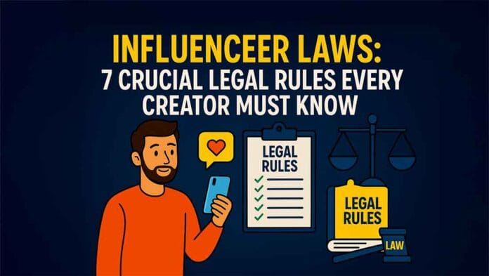 Influencer Laws: 7 Crucial Legal Rules Every Creator Must Know
