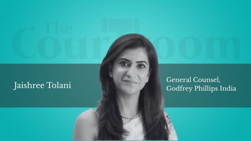 Jaishree Tolani Joins Godfrey Phillips India as General Counsel: Key Move in Senior Management Jaishree Tolani Joins Godfrey Phillips India as General Counsel: Key Move in Senior Management