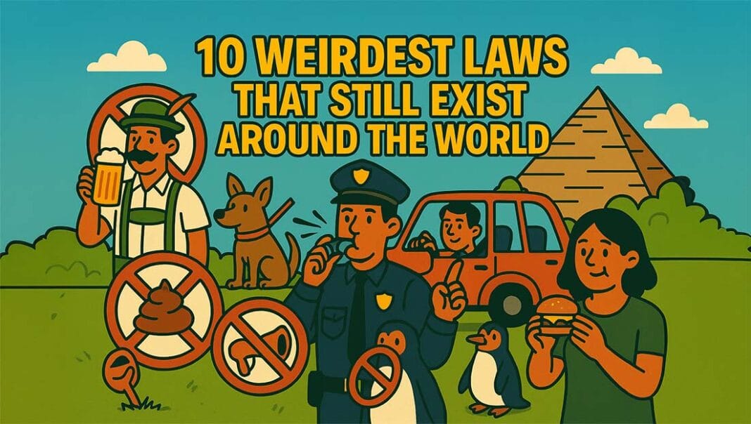 10 Weirdest Laws That Still Exist Around the World (Yes, They’re Real) - The Courtroom