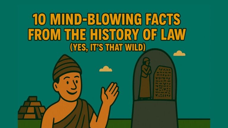10 Mind-Blowing Facts from the History of Law (Yes, It’s That Wild)