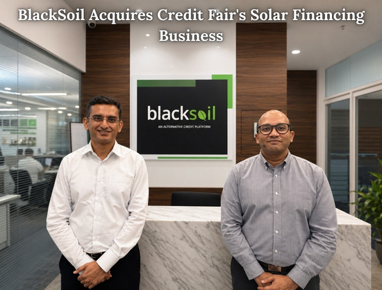 BlackSoil Acquires Credit Fair's Solar Financing Business to Enter Renewable Energy Lending
